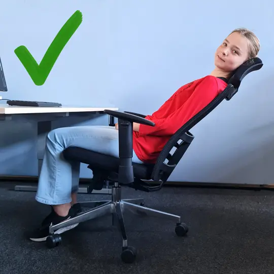 Bürodrehstuhl mit Entspannungsposition